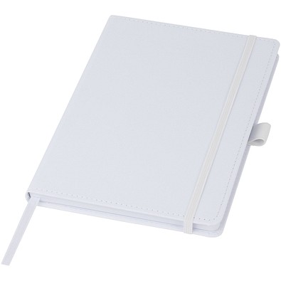 Thalaasa Hardcover Notizbuch aus Ozean Kunststoff, weiß