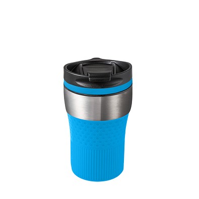 Thermobecher RETUMBLER-BAYAMO CORPORATE, silber/hellblau
