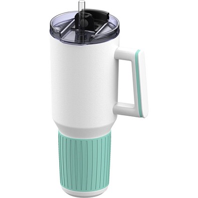 Thermobecher RETUMBLER-myKINGS CANYON 1200, weiß/mint