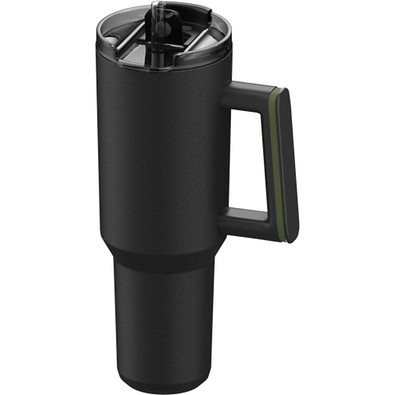 Thermobecher RETUMBLER-myKINGS CANYON 900, schwarz, Ring dunkelgrün