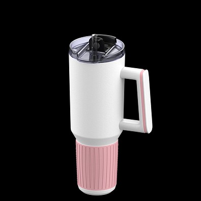 Thermobecher RETUMBLER-myKINGS CANYON 900, weiß/hellmagenta
