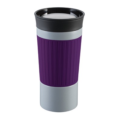 Thermobecher RETUMBLER-myKINGSTON, grau, lila