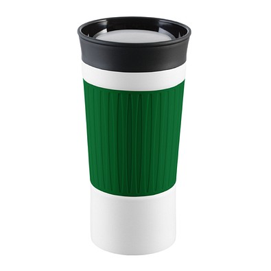 Thermobecher RETUMBLER-myKINGSTON, weiß, grün