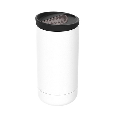 Thermobecher RETUMBLER-myNIZZA, weiß/braun