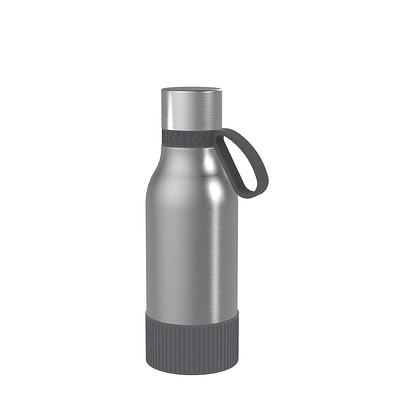 Thermotrinkflasche RETUMBLER-myNIZZA II 420 CERAMIC, silber/anthrazit/anthrazit