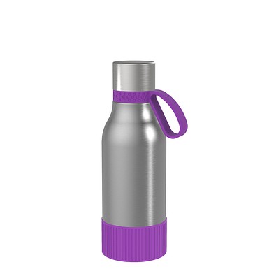 Thermotrinkflasche RETUMBLER-myNIZZA II 420 CERAMIC, silber/lila/lila