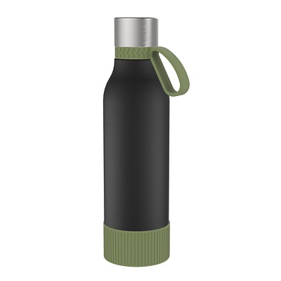 Thermotrinkflasche RETUMBLER-myNIZZA II 600 CERAMIC, schwarz/dunkelgrün/dunkelgrün