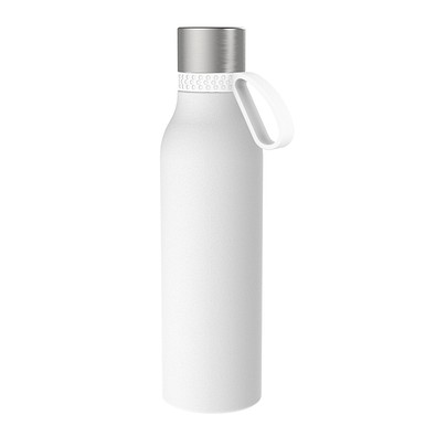 Thermotrinkflasche RETUMBLER-myNIZZA II 600 CERAMIC, weiß, Ring weiß