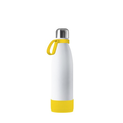 Thermotrinkflasche RETUMBLER-NIZZA, weiß/gelb/gelb