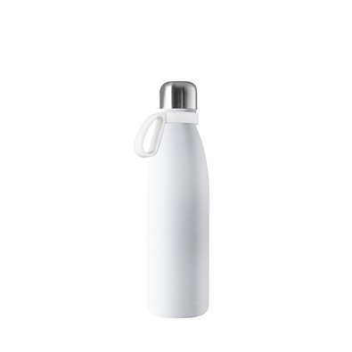 Thermotrinkflasche RETUMBLER-NIZZA, weiß, Ring weiß