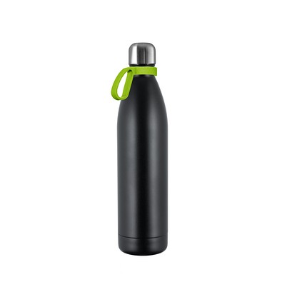 Thermotrinkflasche RETUMBLER-NIZZA XL, schwarz/hellgrün