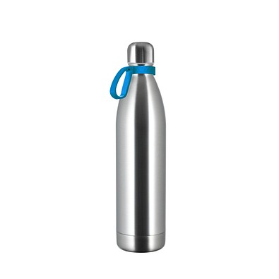 Thermotrinkflasche RETUMBLER-NIZZA XL, silber/hellblau