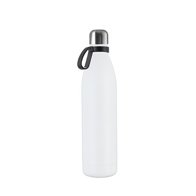 Thermotrinkflasche RETUMBLER-NIZZA XL, weiß/schwarz