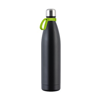 Thermotrinkflasche RETUMBLER-NIZZA XXL, schwarz/hellgrün