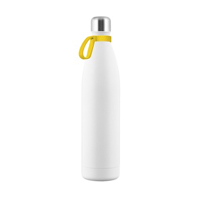 Thermotrinkflasche RETUMBLER-NIZZA XXL, weiß/gelb