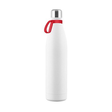 Thermotrinkflasche RETUMBLER-NIZZA XXL, weiß/rot