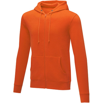 Theron Hoodie mit Reißverschluss für Herren, orange, XL