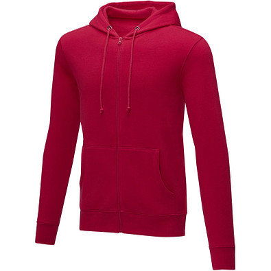 Theron Hoodie mit Reißverschluss für Herren, rot, M
