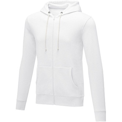 Theron Hoodie mit Reißverschluss für Herren, weiss, M