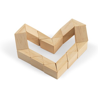 THINKO. Holzpuzzle bestehend aus 24 Teilen, Natur