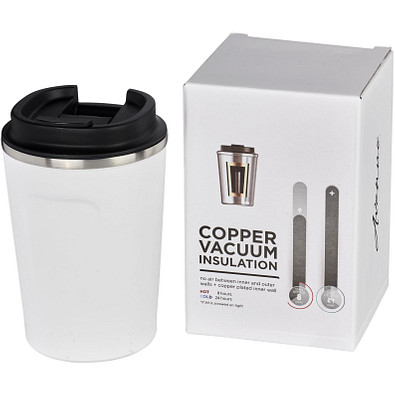 Thor auslaufsicherer kuper-vakuum Isolierbecher, 360 ml, weiss