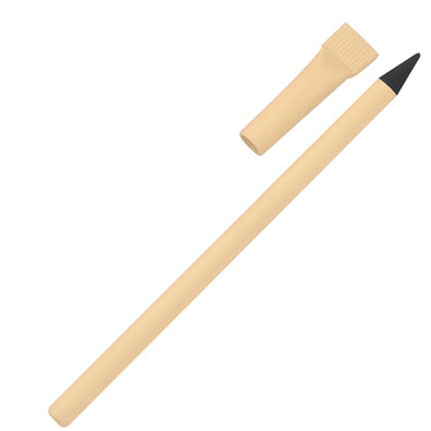 Tintenloses Schreibgerät aus Papier, beige