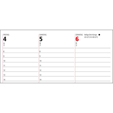 Geiger-Notes Tischkalender Signal Karton Bestseller, inkl. Digitaldruck