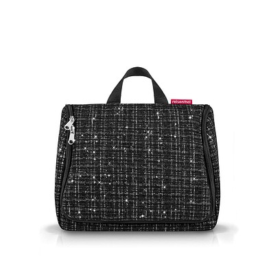 toiletbag XL, bouclé black