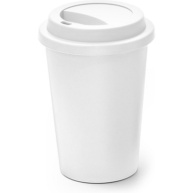 TONALI 450. Mehrwegbecher aus PP 450 ml, Weiß