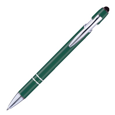 LANCE® Touch-Kugelschreiber Wangerooge, blaue Mine, dunkelgrün