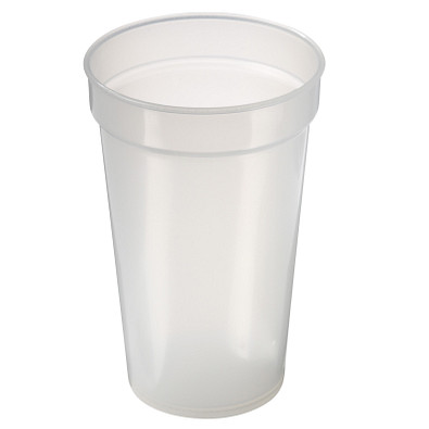 Trinkbecher Pfand, 400 ml, transparent