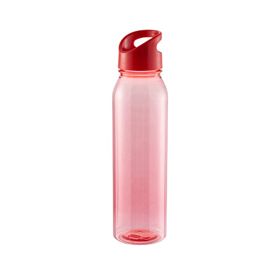 Trinkflasche Active Wave, 650 ml, transparent-rot/standard-rot
