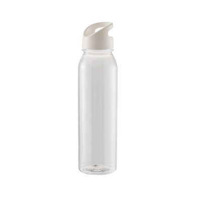 Trinkflasche Active Wave, 650 ml, transparent/weiß