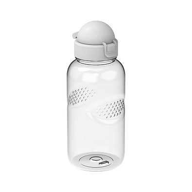 Trinkflasche Carve Junior, 500 ml, RENEW, transparent/weiss