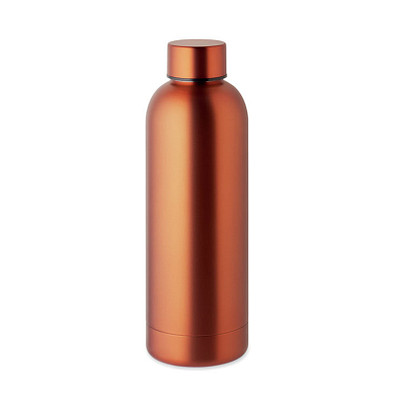 Trinkflasche Edelstahl 500 ml ATHENA, Orange