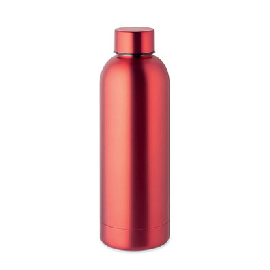 Trinkflasche Edelstahl 500 ml ATHENA, Rot