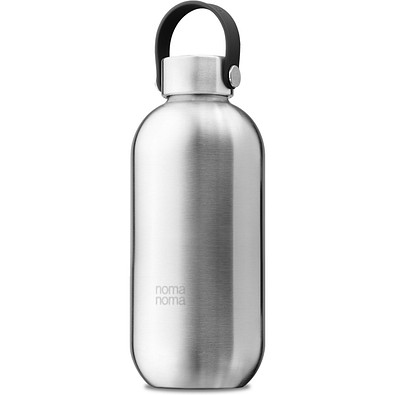 Trinkflasche Edelstahl, Silber 750ml, Silber