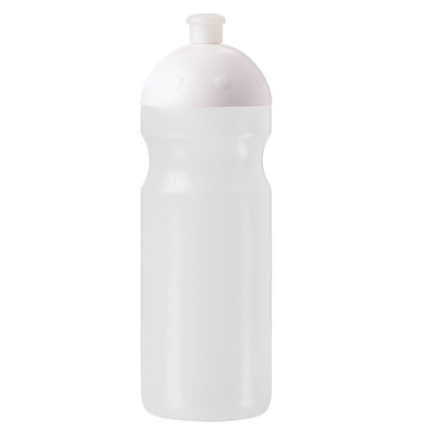 Trinkflasche Fitness mit Saugverschluss, 700 ml, weiß
