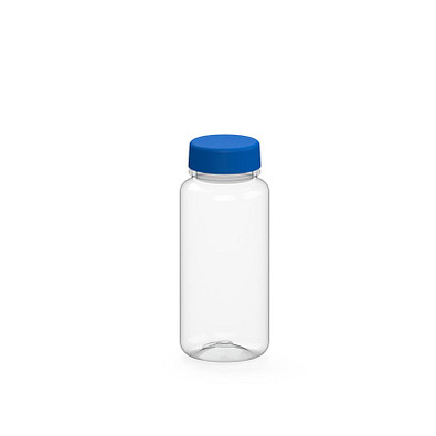 Trinkflasche Refresh, 400 ml, RENEW, transparent/standard-blau PP
