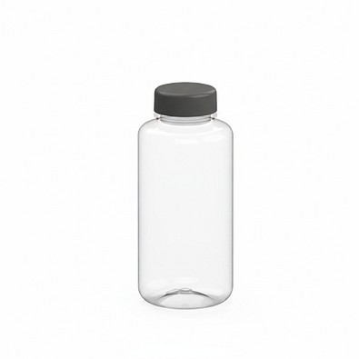 Trinkflasche Refresh, 700 ml, transparent/grau