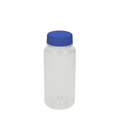 Trinkflasche Refresh, 400 ml, transparent/blau