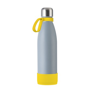 Trinkflasche RETUMBLER-myTOULON, grau/gelb/gelb