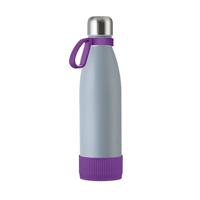 Trinkflasche RETUMBLER-myTOULON, grau/lila/lila