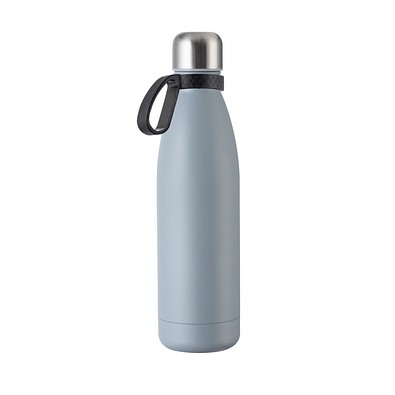 Trinkflasche RETUMBLER-myTOULON, grau, Ring schwarz