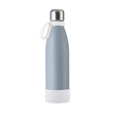 Trinkflasche RETUMBLER-myTOULON, grau/weiß/weiß