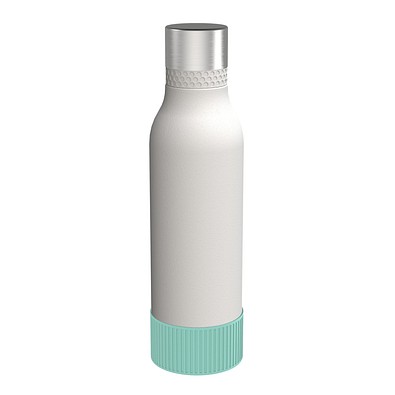 Trinkflasche RETUMBLER-myTOULON II 820, weiß, Sleeve mint