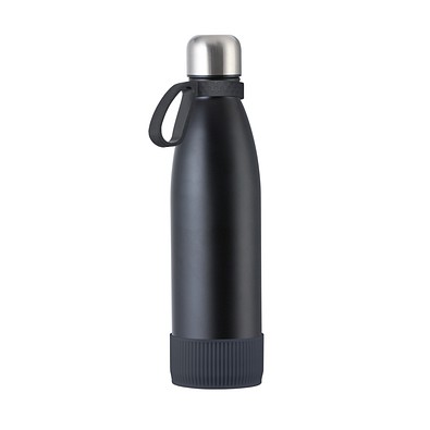 Trinkflasche RETUMBLER-myTOULON, schwarz/anthrazit/anthrazit
