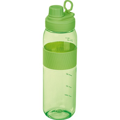 Tritan Trinkflasche mit Silikongriff LUCREZIA, apfelgrün