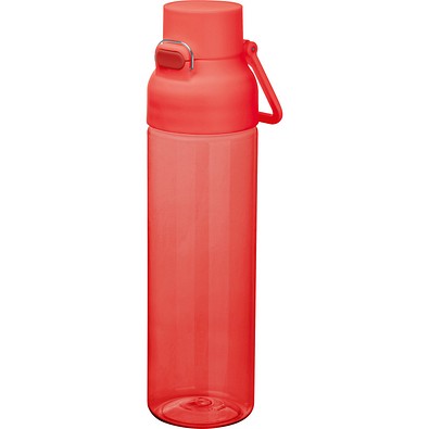 Tritan Trinkflasche transparent, 750ml MAX, rot