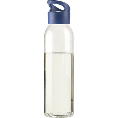 Trinkflasche Sirius, 650 ml, transparent/blau
